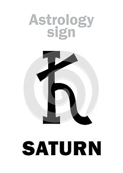 Astrology: planet SATURN