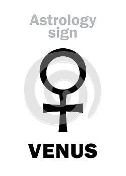 Astrology: planet VENUS (female)