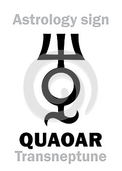 Astrology: planetoid QUAOAR photo