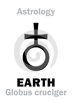 Astrology: Sign of EARTH (Globus cruciger)