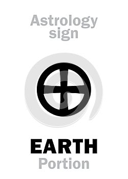 Astrology: Sign of EARTH (Portion, or Pars Terrae)