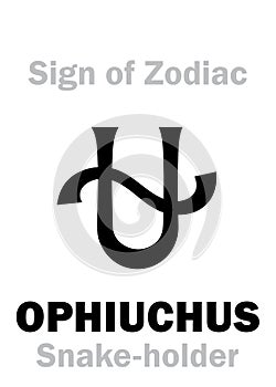 Astrology: Sign of Zodiac OPHIUCHUS (The Snake-holder) photo