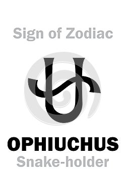 Astrology: Sign of Zodiac OPHIUCHUS (The Snake-holder) photo