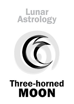 Astrology: Three-horned MOON