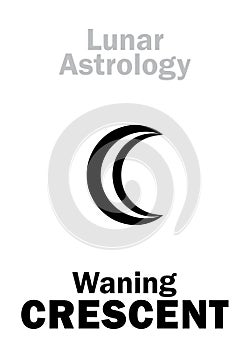 Astrology: Waning CRESCENT (MOON) photo