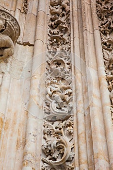 Astronaut carved on the facade of the historical Salmanca Cathedral