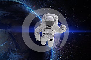 Astronaut. Elements of this image furnished by NASA.