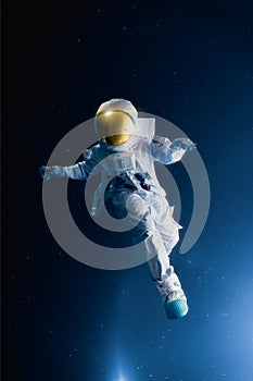 Astronaut exploring outer space