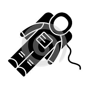 Astronaut   Glyph Style vector icon which can easily modify or edit photo
