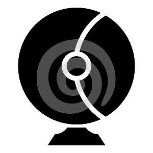 Astronaut helmet for space Cosmonaut equipment concept icon black color vector illustration flat style image