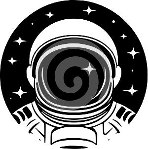 Astronaut - high quality vector logo - vector illustration ideal for t-shirt graphic