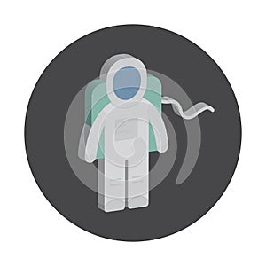 Astronaut  Isometric vector icon which can easily modify or edit photo