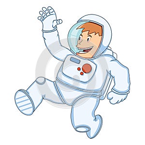Astronaut Men Cartoon