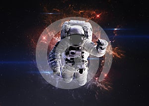 Astronaut in outer space