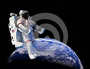 Astronaut, Outer Space Walk, Earth