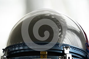 Astronaut space helmet close up