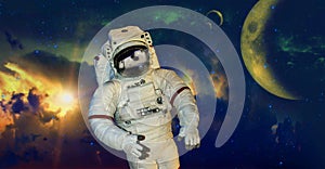 Astronaut Spacewalk Outer Space Galaxy