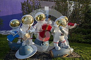 Astronaut statue