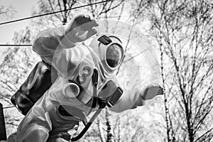 Astronaut Statue in Plastic