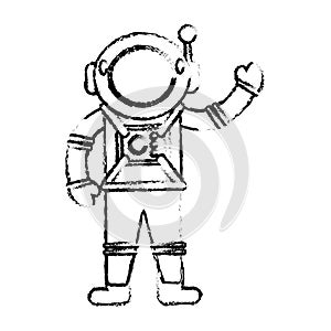 astronaut suit spaceman sketch