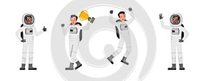 Astronaut vector character design no5