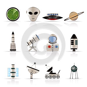 Astronautics and Space Icons photo
