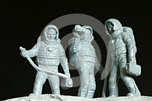 Astronauts toy plastic