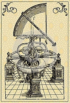 Astronomers machine, quadrant photo