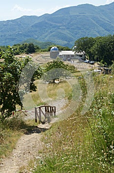 Astronomic observatory in San Marcello, Pistoia, Italy