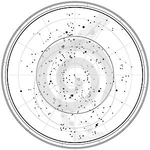 Astronomical Celestial Map photo