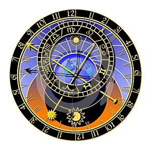 Astronomical clock photo