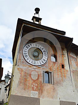 Astronomical clock in Clusone