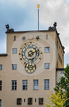 Astronomical clock at Deutsches Museum, Munich in Bavaria, Germany