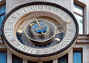 Astronomical Clock in Europe Square in the city of Batumi, Georgia