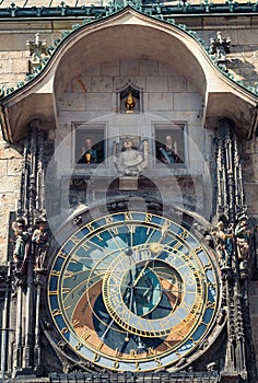 Astronomical clock with movable Apostles, Prague photo