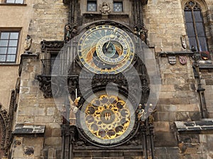 Astronomical Clock, Old Town City Hall, Prague, Czech Republic