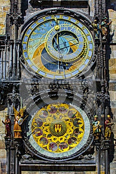 Astronomical Clock in the Old Town of Prague