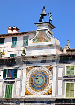 Astronomical Clock in Brescia, Italy photo