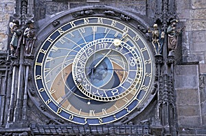 Astronomical clock in Prag photo