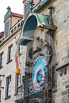 Astronomical clock on Prague in Czech Republic.