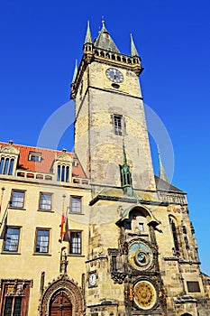 Astronomical Clock in Prague, Czech Republic