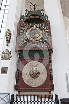 Astronomical Clock in St. Mary, Gdansk
