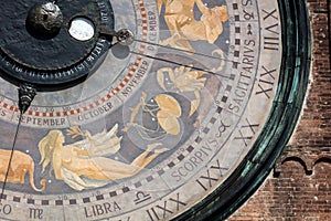 Astronomical clock on the Torrazzo tower, Cremona, Italy