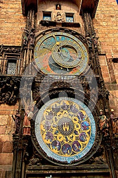 Astronomical Clock Tower at the Prague Old Town Square, Prague, Czech Republic