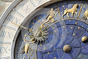 Astronomical Clock in Venice, St. Mark's Square