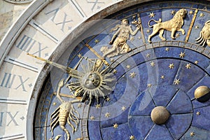 Astronomical Clock in Venice, St. Mark's Square photo