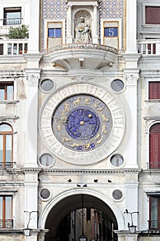 Astronomical Clock in Venice, St. Mark's Square, Italy