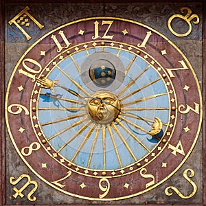 Astronomical clock of the Wroclaw Town Hall