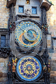 Astronomical dial of the Prague Astronomical Clock