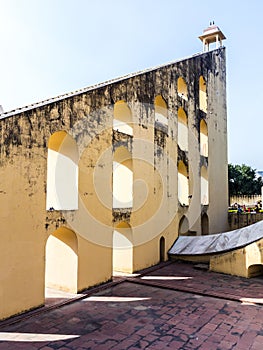 Astronomical instrument at Jantar Mantar in Jaipur